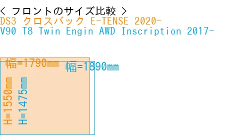 #DS3 クロスバック E-TENSE 2020- + V90 T8 Twin Engin AWD Inscription 2017-